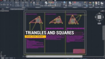 AutoCAD: How to construct a Square inside a Triangle