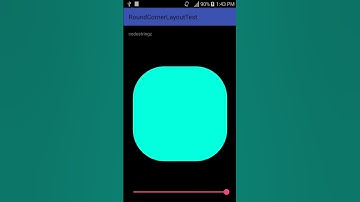 Android custom layout rounded corners programmatically | Android Studio Tutorial
