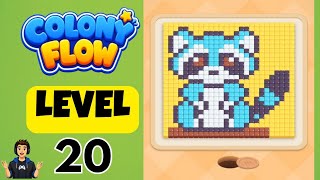 Colony flow Level 20 Full Walkthrough Solution 