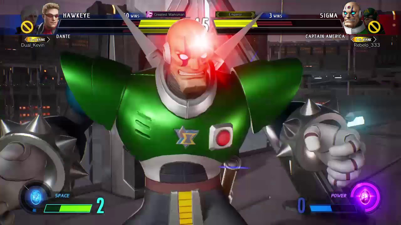 MARVEL VS. CAPCOM: INFINITE_ Rebelo vs dual kevin