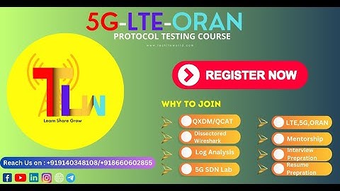 Protocol Testing Course  |LTE | 5G | ORAN