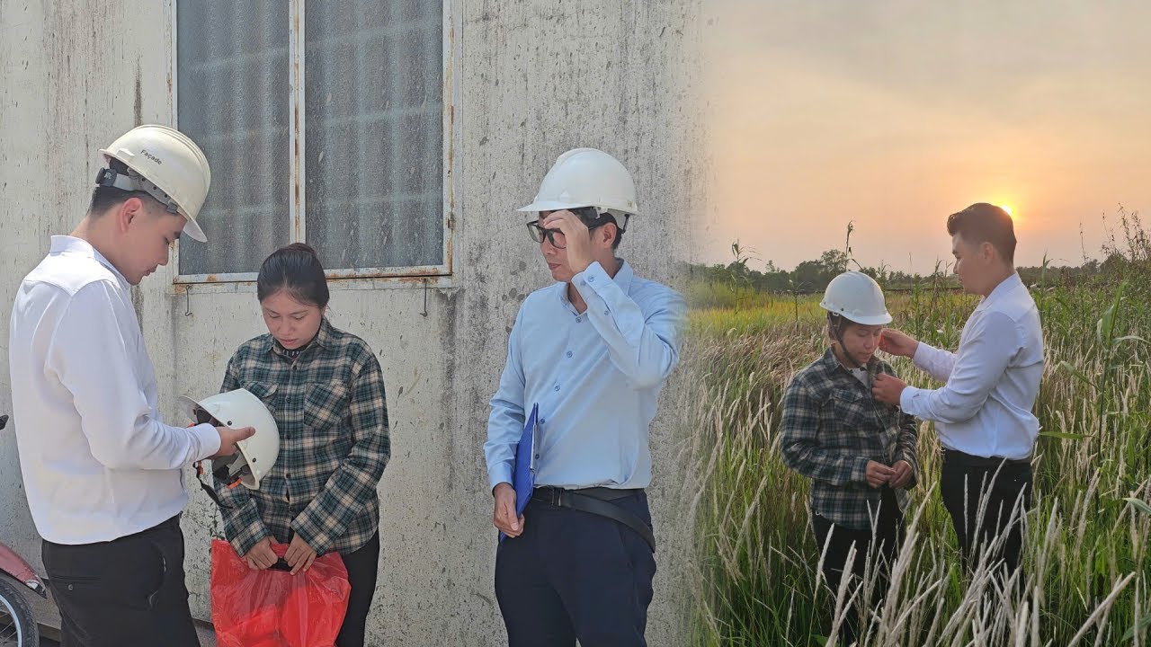 Accidentally touching hands, creating unexpected emotions between Uyen and the Kind man The Anh.