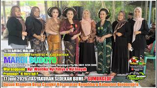 LIVE TAYUB MALAM SEDEKAH BUMI KLAMPOK KEPOHBARU NYI WANTIKAH,NYI YAHYA & NYI INAYAH || MARDI BUDOYO