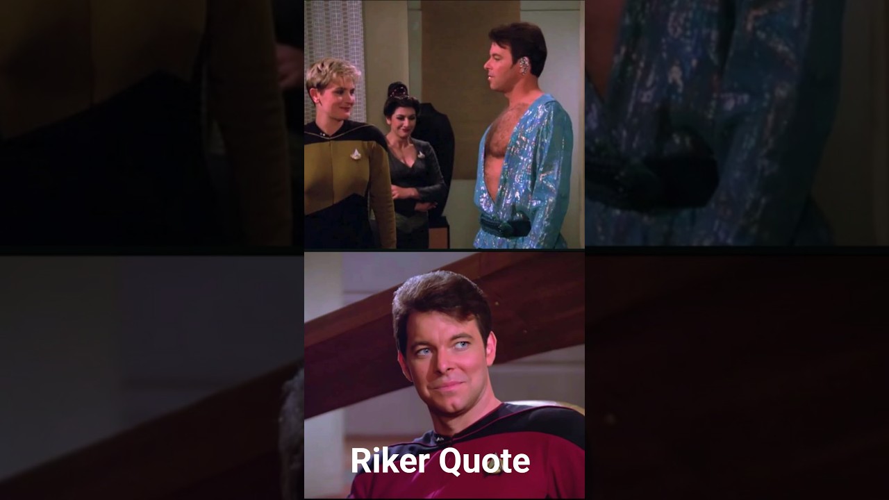 Riker drops some timeless truth in this episode of Star Trek: The Next Generation 