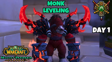 World of Warcraft: Mists of Pandaria Classic Monk Leveling🐼