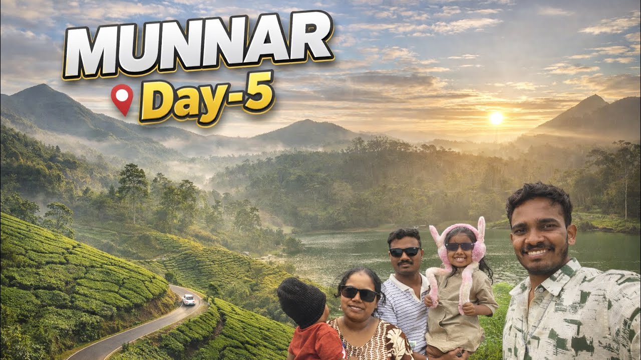 Munnar Trip Telugu Vlog | మున్నార్ అందాలు ❤️