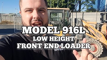 Chinese 916L Low Height Front End Loader - Over 1500hrs In 6 Months