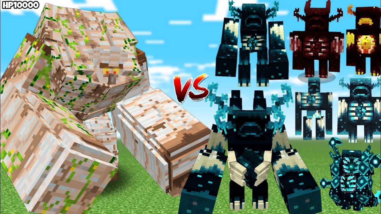 METRO MUTANT IRON GOLEM vs ALL WARDEN! YouTube