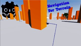 M Terrain Navigation first Demo - Open Word Navigation handling for Godot