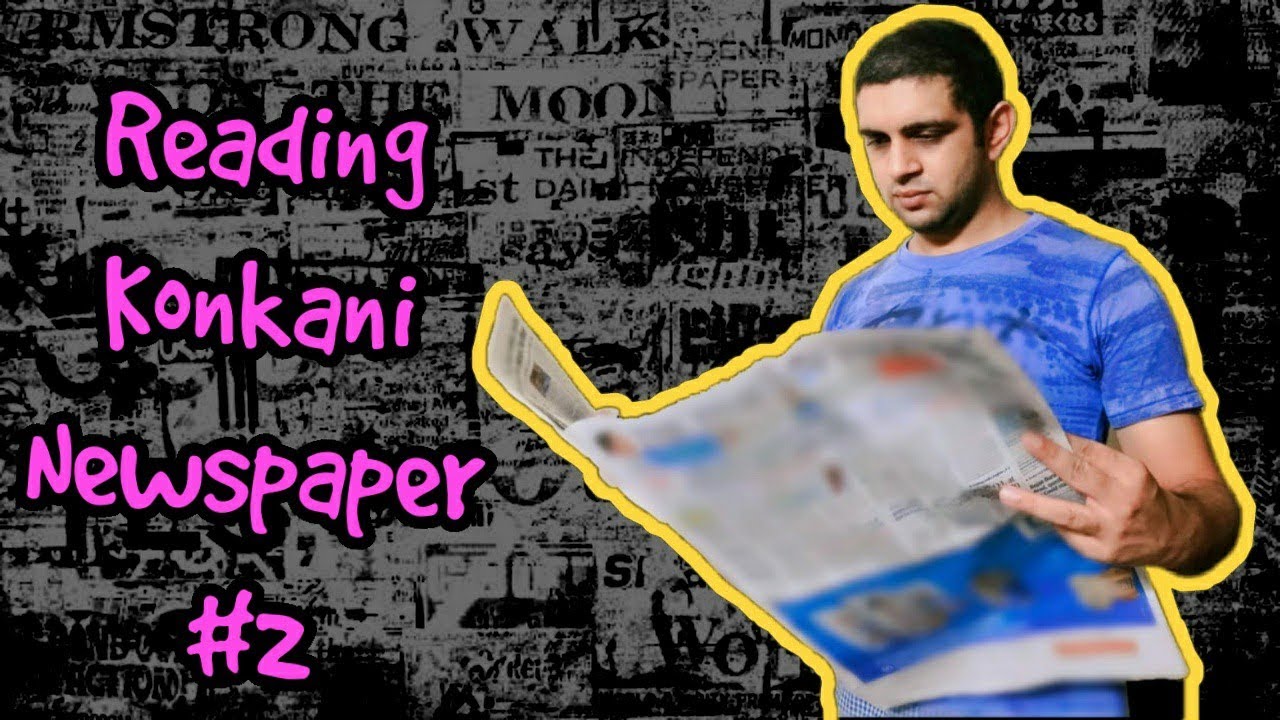 Learn Konkani with Saurabh ~ Reading Newspaper #2