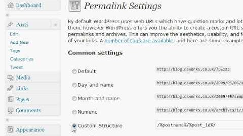 Search Engine Friendly Urls in Wordpress