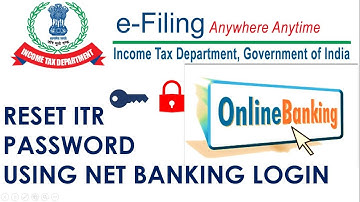 How to Reset Income Tax Password|Latest|Using Net Banking Login?|Income Tax Password भूल गये?