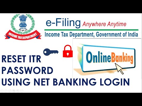 How to Reset Income Tax Password|Latest|Using Net Banking Login?|Income Tax Password भूल गये?