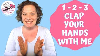 Circle Time Song | 1 2 3 Clap Your Hands With Me | Start The Day Song for Kids