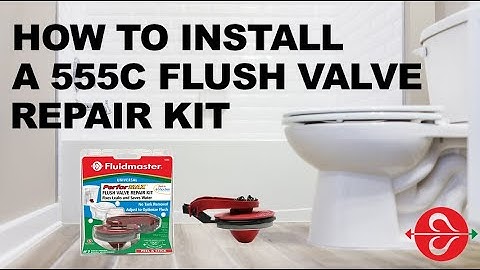 Water Running From Toilet Tank to Bowl: Fix it with Fluidmaster 555C Flush Valve Repair Kit