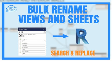 Easily bulk rename views and sheets in Revit with this search and replace Dynamo script