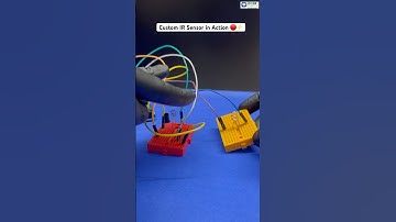 Custom IR Sensor in Action 🔴⚡ #roboarmy #arduinoproject #customIR #irsensor
