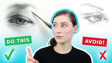 6 Most Common Eye Drawing Mistakes (and how to avoid them!) - Part 1