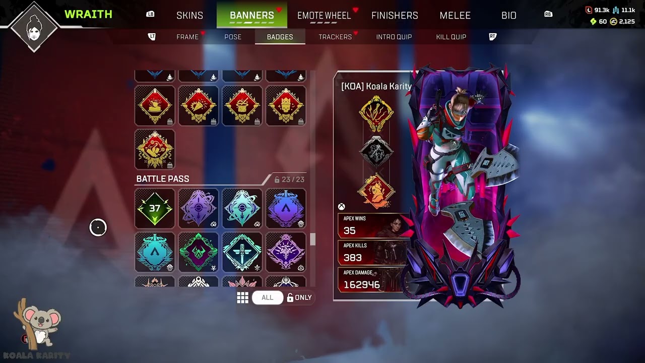 All New Badges, Season 24 6th Anniversary Prize Tracker. [Apex