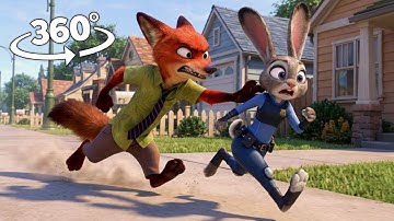 360°– Nick Wilde Attacks Judy Hopps | VR 8K