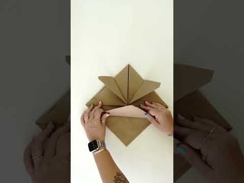 Recycled Paper Bag SAMURAI HAT ORIGAMI