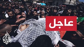 عاجل| استشهاد شاب فلسطيني برصاص الاحتلال في مخيم عقبة جبر