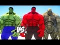 HULK VS RED HULK & ABOMINATION - EPIC SUPERHEROES BATTLE | DEATH FIGHT