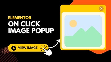 How to setup an icon or button on click image popup in Elementor