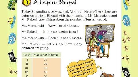 CLASS 4 | MATHS | CHAPTER 3 | A TRIP TO BHOPAL | NCERT | CBSE | KV |  EXPLANATION AND SOLUTION