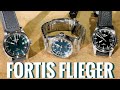 Fortis Flieger F-39 und F-41, neue Farben, Petrol, Liberty Blue und Black | Review | Olfert&amp;Co