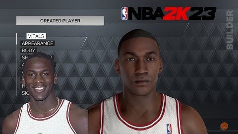 "Rookie" Michael Jordan Face Creation 2K23. #michaeljordan #2k23
