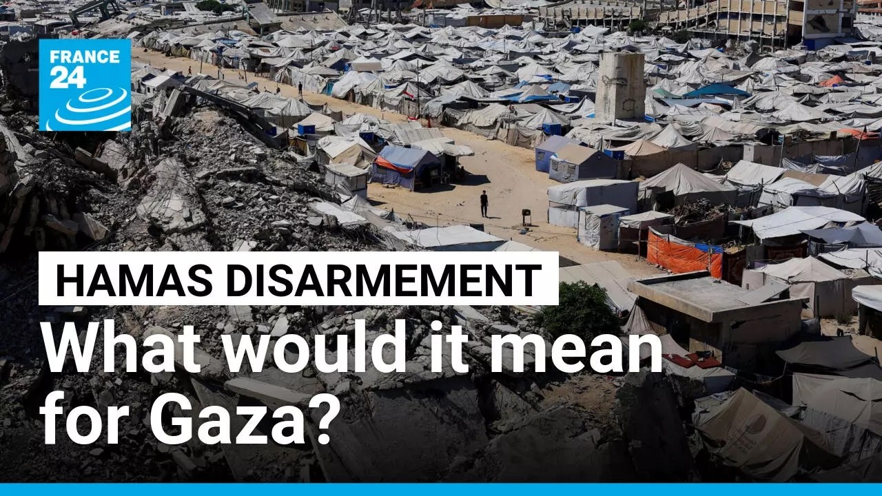 If it disarms, Hamas would 'take away Israel's rationale' to occupy Gaza • FRANCE 24 English