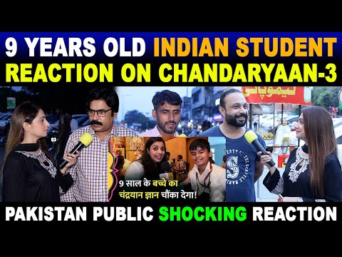 9 YEARS OLD INDIAN STUDENT REACTION ON CHANDARYAAN-3 