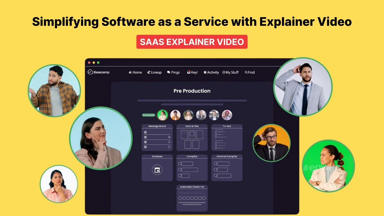 Mixed Media SaaS Explainer Video | Project Management Software Demo ...