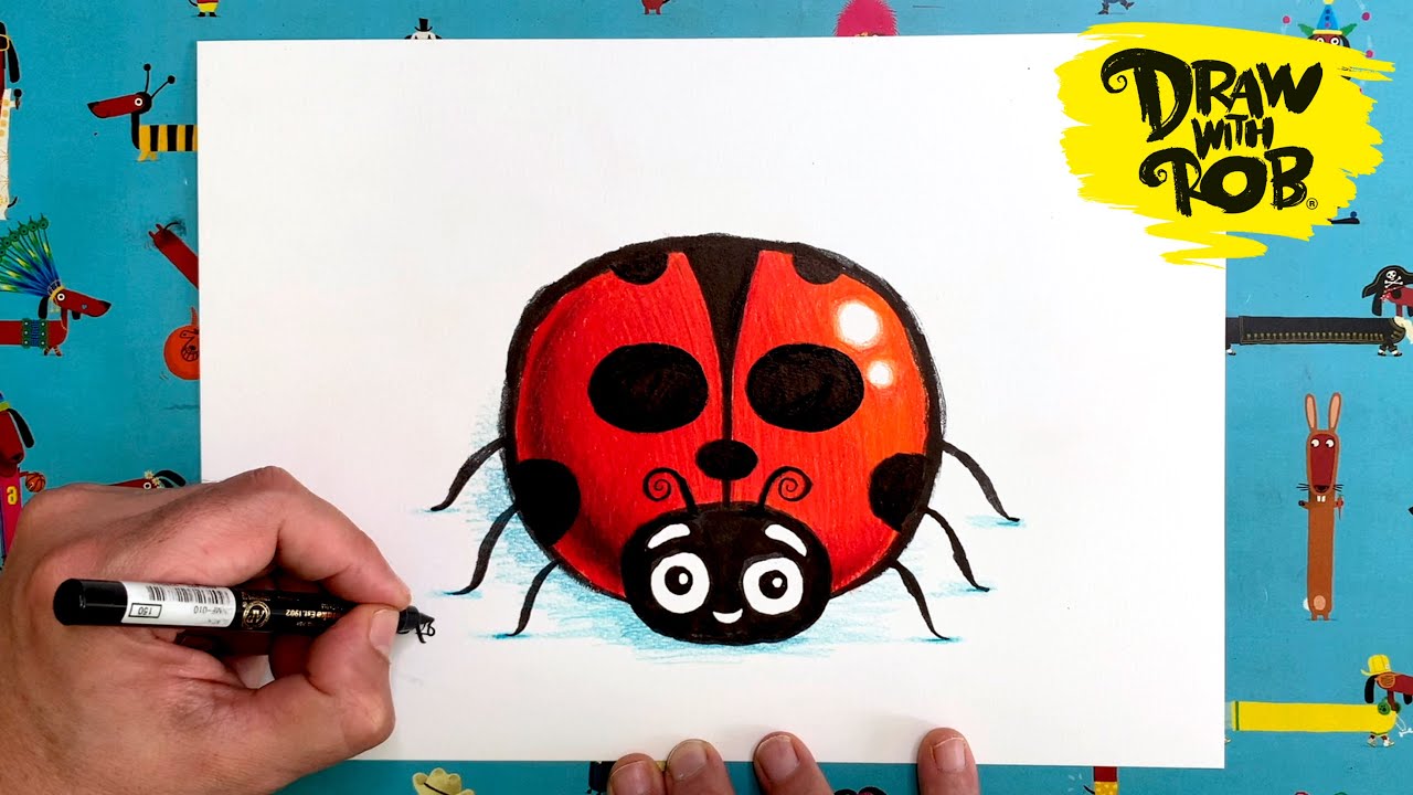 Drawwithrob 94 Ladybird Youtube