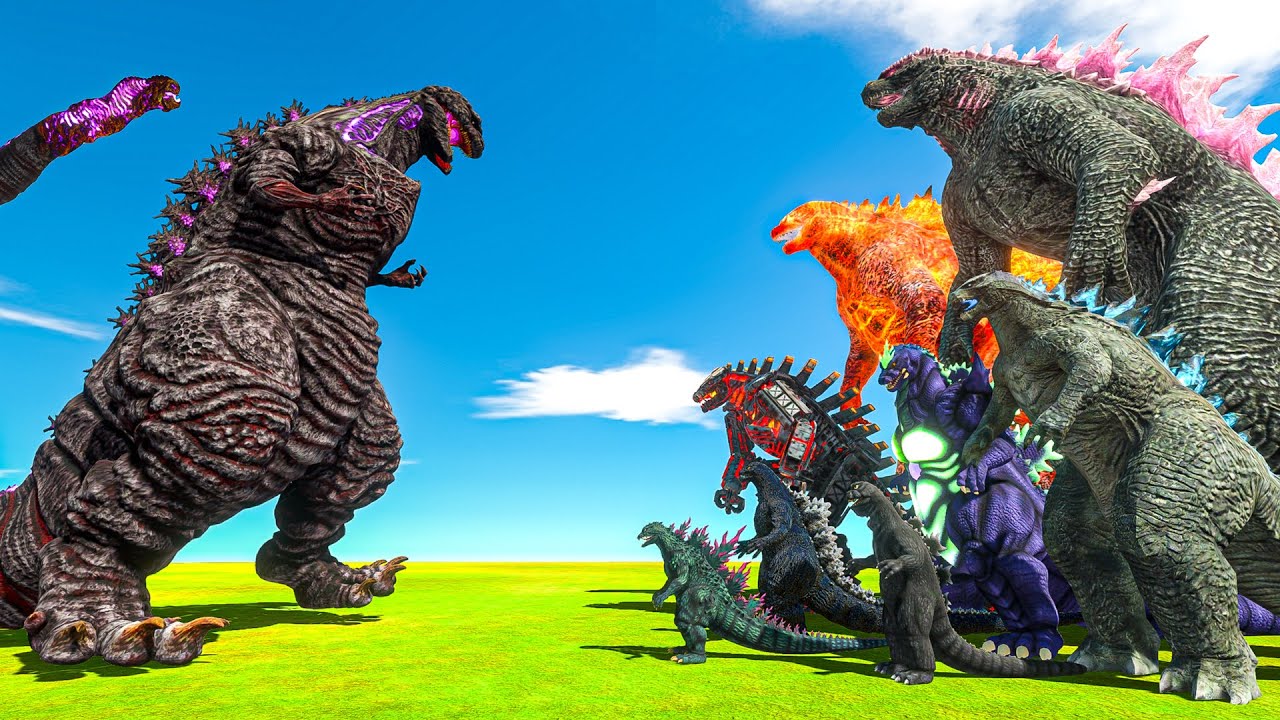 Shin Godzilla vs All Godzilla Forms – Who is the Strongest GODZILLA?