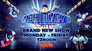 Alien Dance With Abhimanyu | Abhimanyu ki Alien Family | Mon-Fri at 12 PM | Nick Resimi