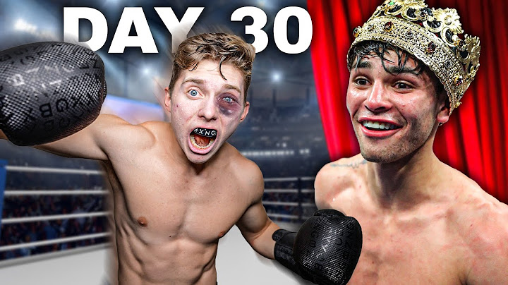 Ik trainde 30 dagen lang als profbokser "Ryan Garcia"