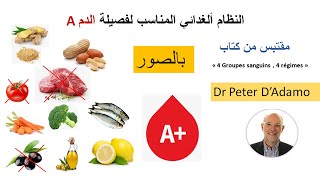 فصيلة الدم A والغذاء المناسب لها حسب الدكتور Peter D'Adamo