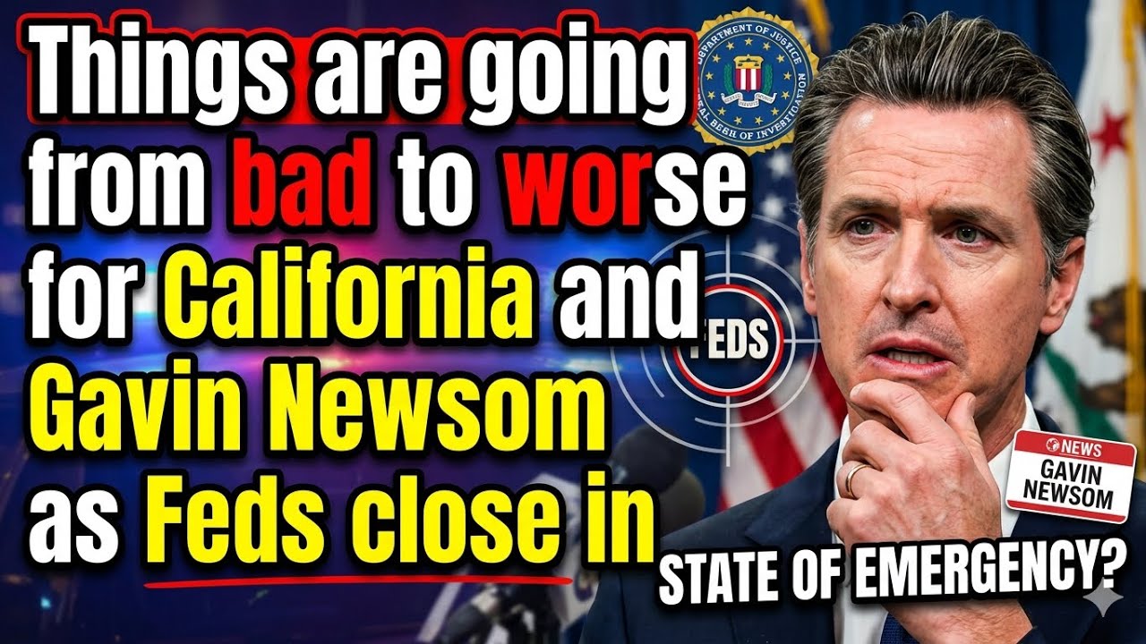 Things Keep Going From Bad To Worse For Gavin Newsom & California