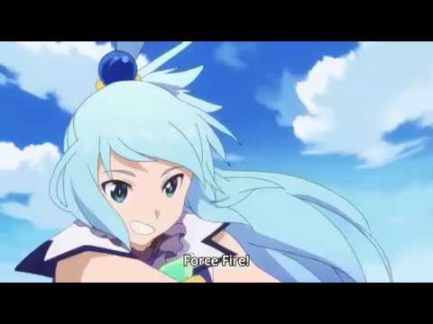 Aqua crying/begging anime meme  Kono Subarashii Sekai ni Bakuen