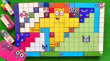 Looking for Numberblocks NEW 6 260 Puzzle Tetris Shape | ASMR chirping of birds