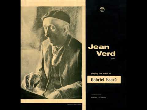 Jean Verd Plays Fauré - Barcarolle No. 3 In G Flat Major Opus 42