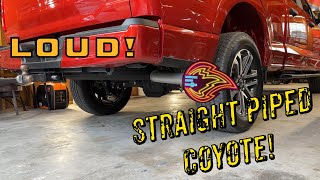 Ford F-150 5.0 Coyote V8 Straight Piped