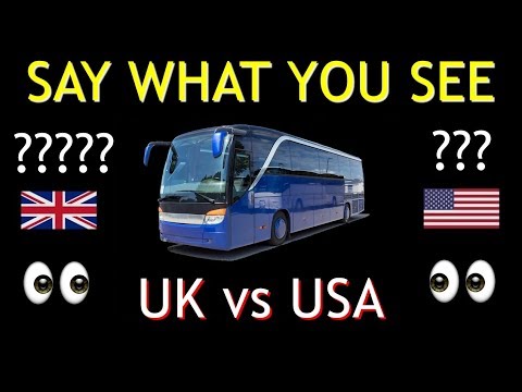 AMERICAN vs BRITISH English **50 DIFFERENCES**