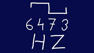 6473 hz square