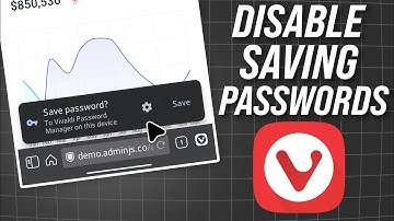 Vivaldi Browser: How to Stop it From Saving Passwords