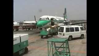 THE SIGHT & THE SOUND 4/6 : Bouraq Indonesia HS-748 PK-IHV inflight documentary from Lombok to Bali