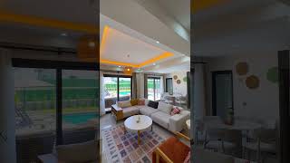 Muğla'nın Fethiye kiralık villa arayanlar için 3 yatak odalı özel havuzlu tatil villasıdır.