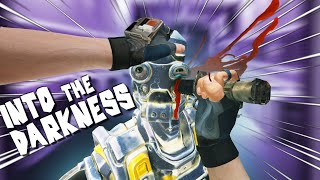 GETTING BRUTAL WITH SOME ROBOTS | Into The Darkness VR